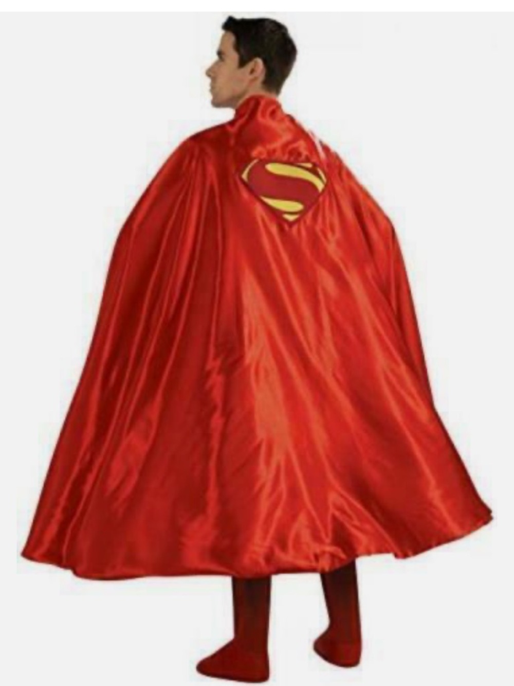 MENS DELUXE SUPERMAN CAPE One Size Halloween Costume